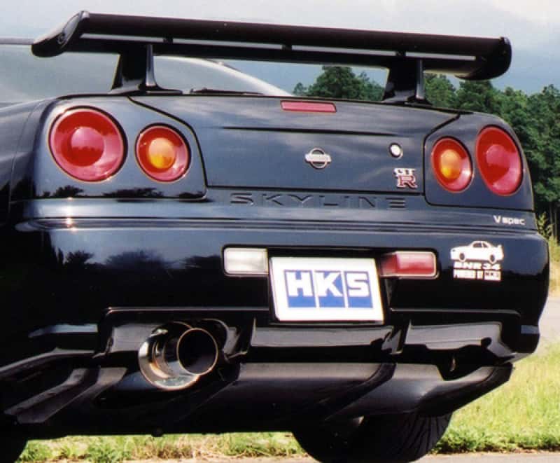 HKS — HKS SILENT Hi-POWER SKYLINE GT-R GF-BNR34 - view 1