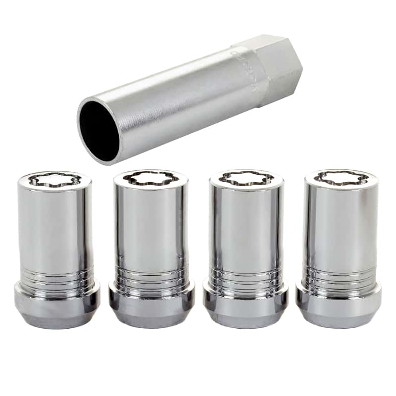 McGard — McGard Wheel Lock Nut Set - 4pk. (Tuner / Cone Seat) M14X1.5 / 22mm Hex / 1.648in. Length - Chrome - view 1