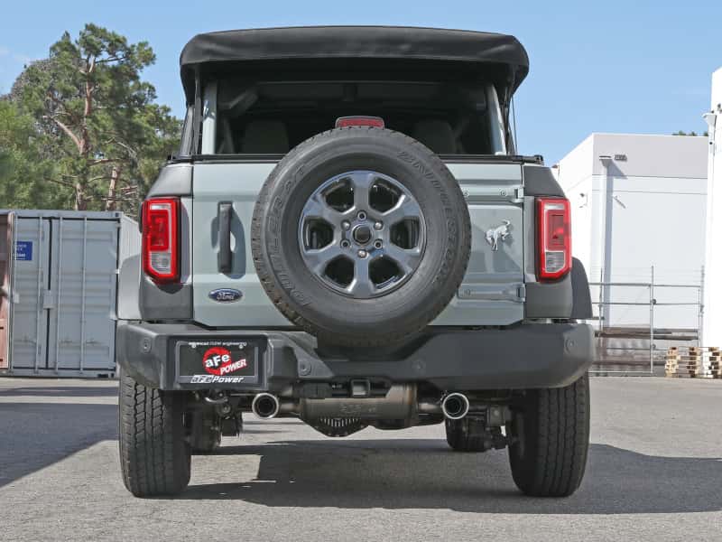 aFe — aFe 2021+ Ford Bronco L4-2.3L (t) / V6-2.7L (tt) Vulcan 3in. to 2.5in. SS Cat-Back - Polished
Cat-Back Exhaust - view 4