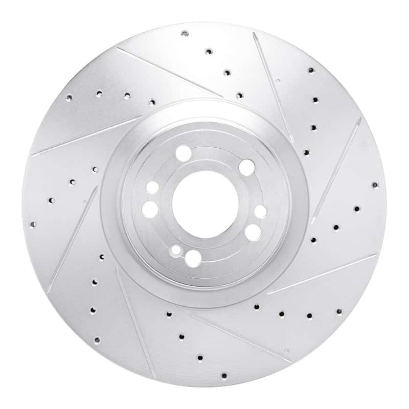 R1 Concepts — R1 20-26 Mercedes-Benz GLE450e Front Right Drilled & Slotted Silver Brake Rotor
R1 Brake Rotor Drill - view 1