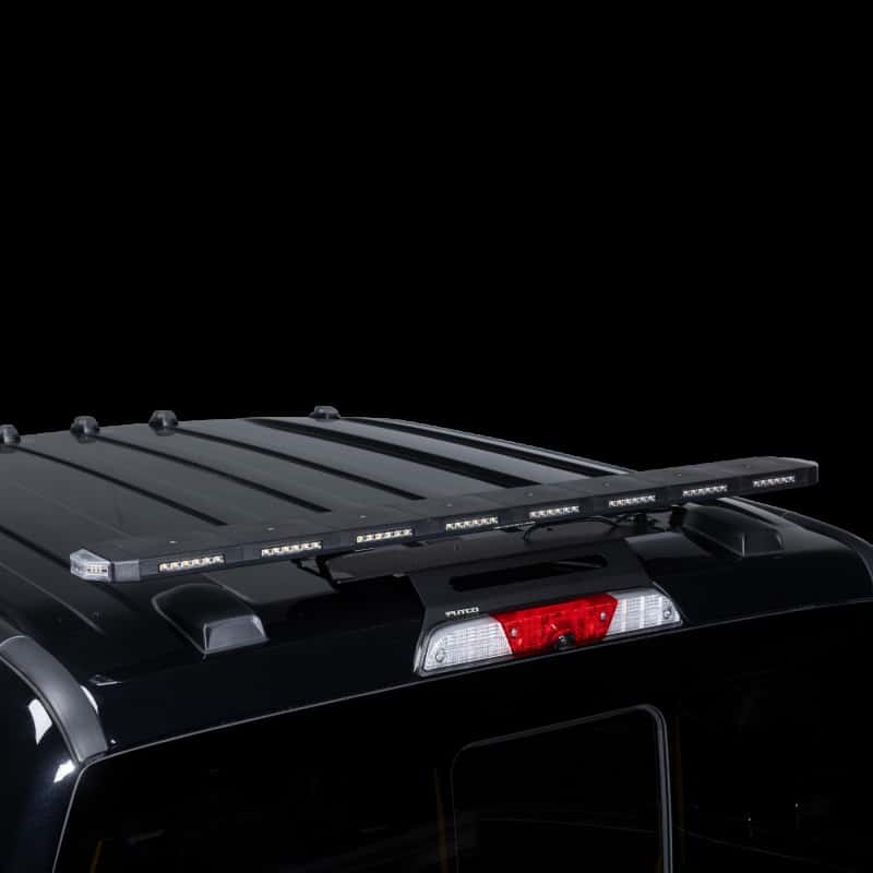 Putco — Putco 48In Universal 48In Tri Color Hornet Light (Amber/Blue/White) - LED Stealth Rooftop Strobe Bar - view 2