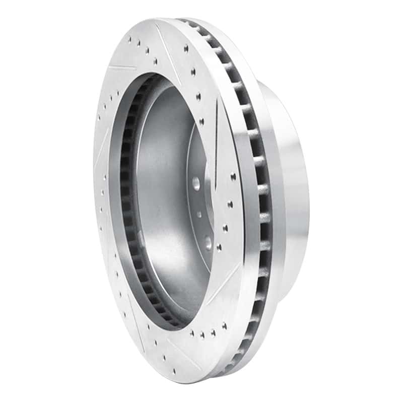 R1 Concepts — R1 2011-2025 Chevy Silverado 2500 HD/2500 HD Classic Front Left Drilled & Slotted Silver Brake Rotor
R1 Brake Rotor Drill - view 3