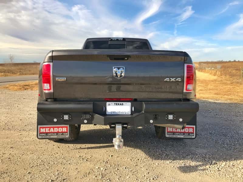 Road Armor — Road Armor 10-18 Dodge 2500 Vaquero Rear Non-Winch Bumper - Tex Blk - view 3
