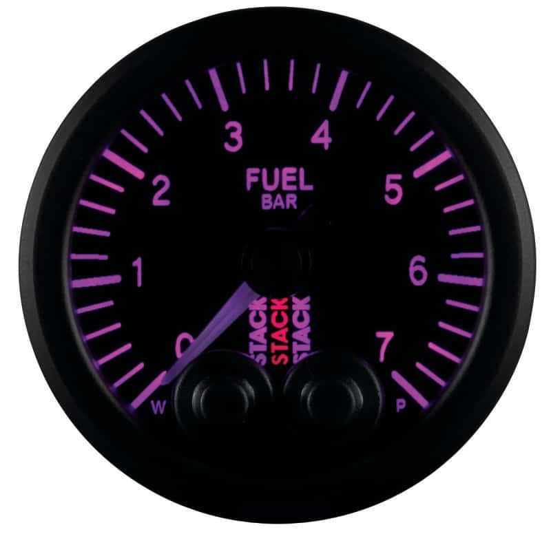 AutoMeter — Autometer Stack 52mm 0-7 Bar M10 Male Pro-Control Fuel Pressure Gauge - Black
Ga FuelP PC Blk 7Bar - view 8