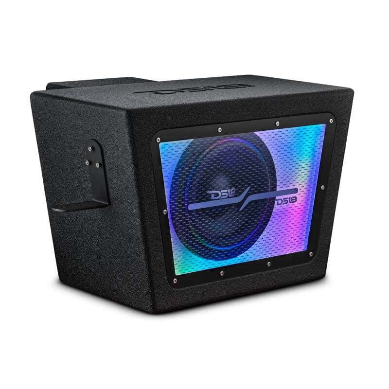 DS18 — DS18 Polaris RZR 10in Subwoofer Enclosure w/EXL-X10.2D Subwoofer- Black Finish- Acrylic Window- LED - view 2