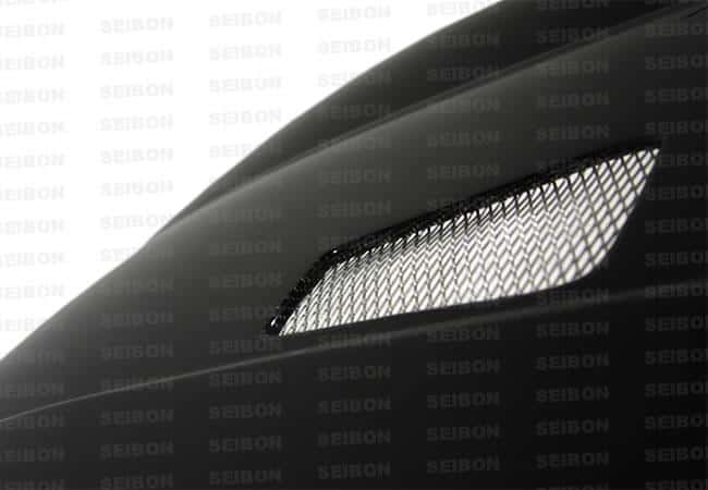 Seibon — Seibon 10-11 VW Golf GTI 5K/MK6 TM Carbon Fiber Hood w/ Shaved Emblem - view 6