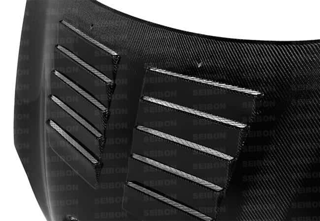 Seibon — Seibon 03-05 Dodge SRT-4 GT-style Carbon Fiber Hood - view 7