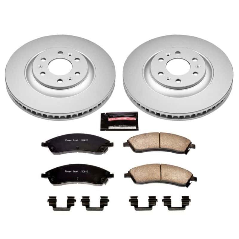 PowerStop — Power Stop 04-09 Cadillac SRX Front Z17 Evolution Geomet Coated Brake Kit - view 1