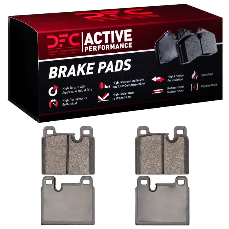 DFC — DFC 84-89 Porsche 911 Front Active Performance Pads - Low Metallic
DFC Brake Pad Set - view 1
