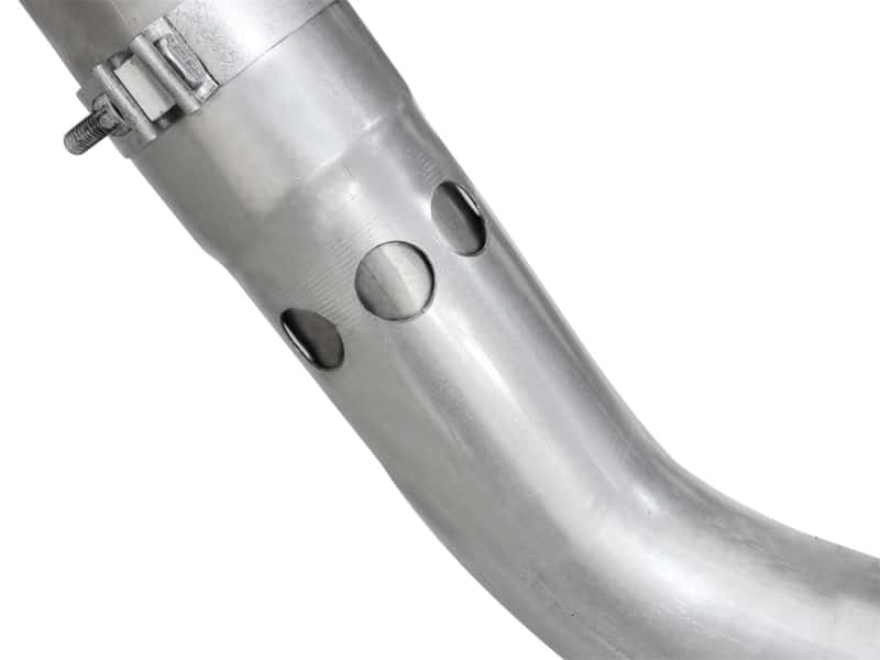 aFe — aFe Atlas Exhaust 4in DPF-Back Exhaust Aluminized Steel Polished Tip 11-14 ford Diesel Truck V8-6.7L
DPF-Back Exhaust - view 4