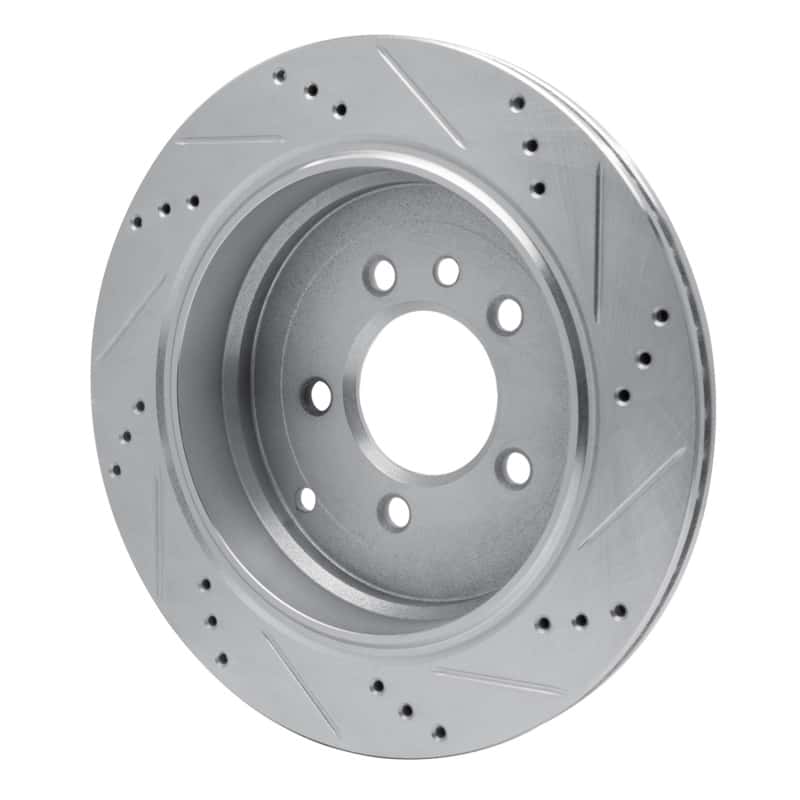 R1 Concepts — R1 05-07 Land Rover LR3 Rear Left Drilled & Slotted Silver Brake Rotor
R1 Brake Rotor Drill - view 4