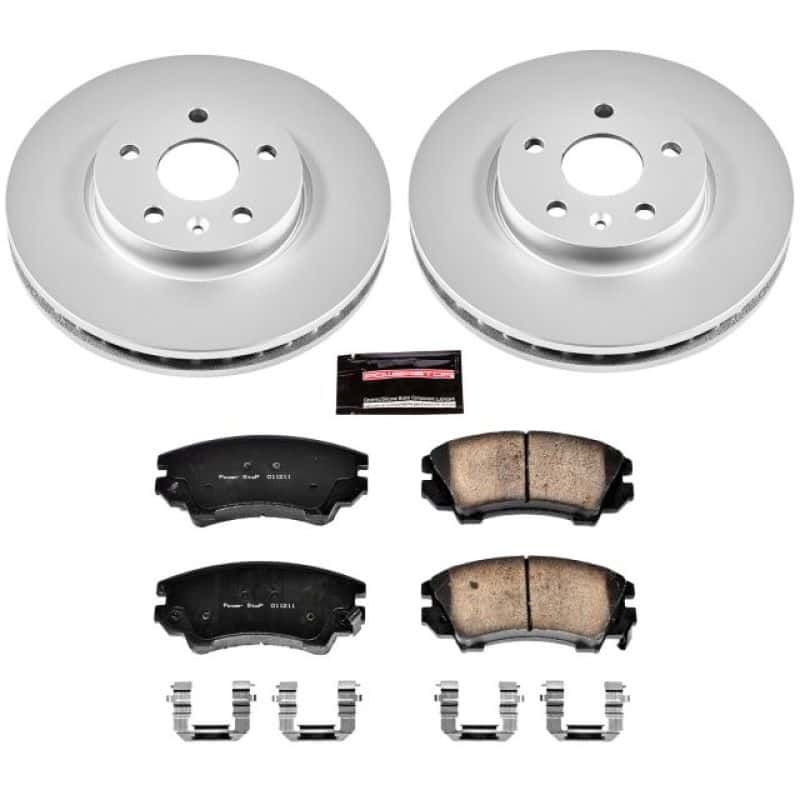 PowerStop — Power Stop 2017 Buick Regal Front Z17 Evolution Geomet Coated Brake Kit - view 1