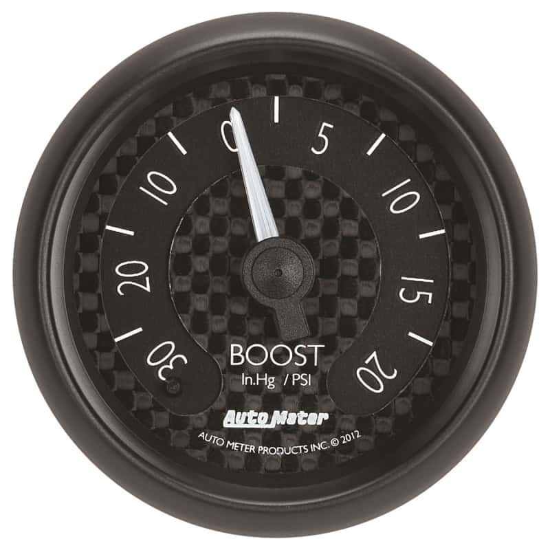 AutoMeter — Autometer GT Series 52mm Mechanical 30 In Hg/20 psi Vacuum/Boost Gauge
2-1/16" BOOST-VAC, 3 - view 12