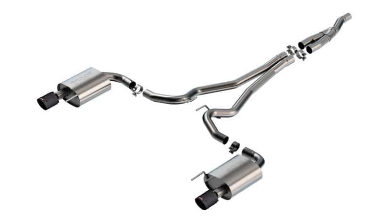 Borla — Borla 2024 Ford Mustang 2.3L Ecoboost 2.50 S-TYPE CFBA Catback Exhaust - Non-Active
Cat-Back System - view 1
