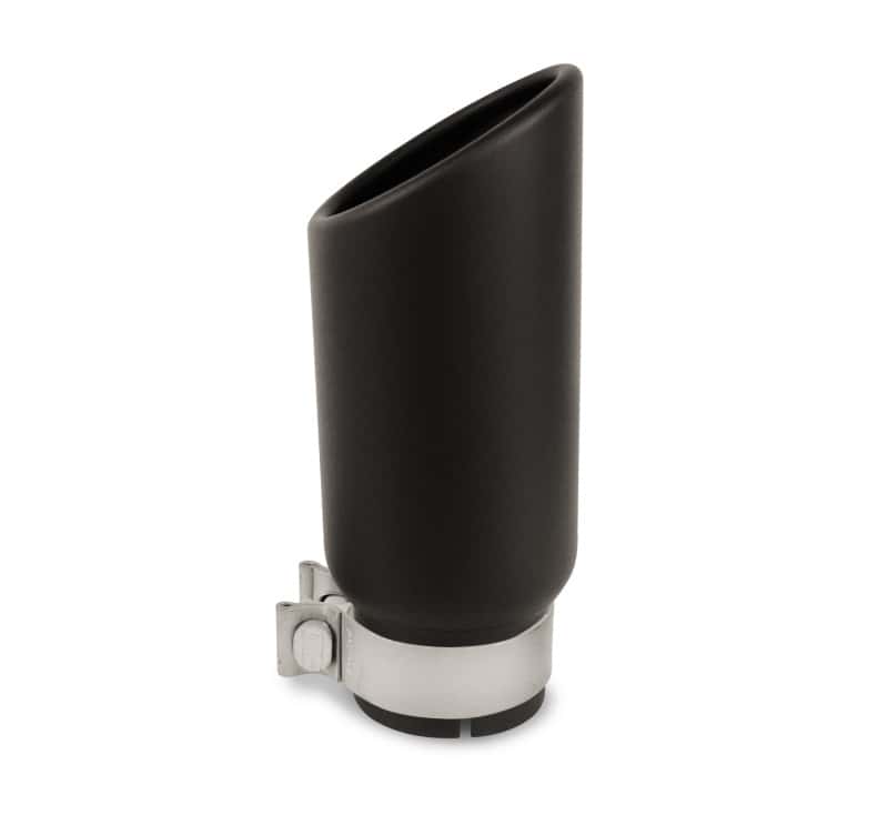 Go Rhino — Go Rhino Exhaust Tip - Black - ID 3in x L 10in x OD 4in
GR Black Exhaust Tip - view 1