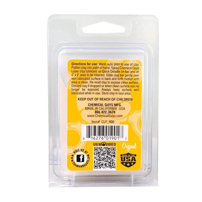 Chemical Guys — Chemical Guys OG Clay Bar (Light/Medium Duty) - Yellow - view 2