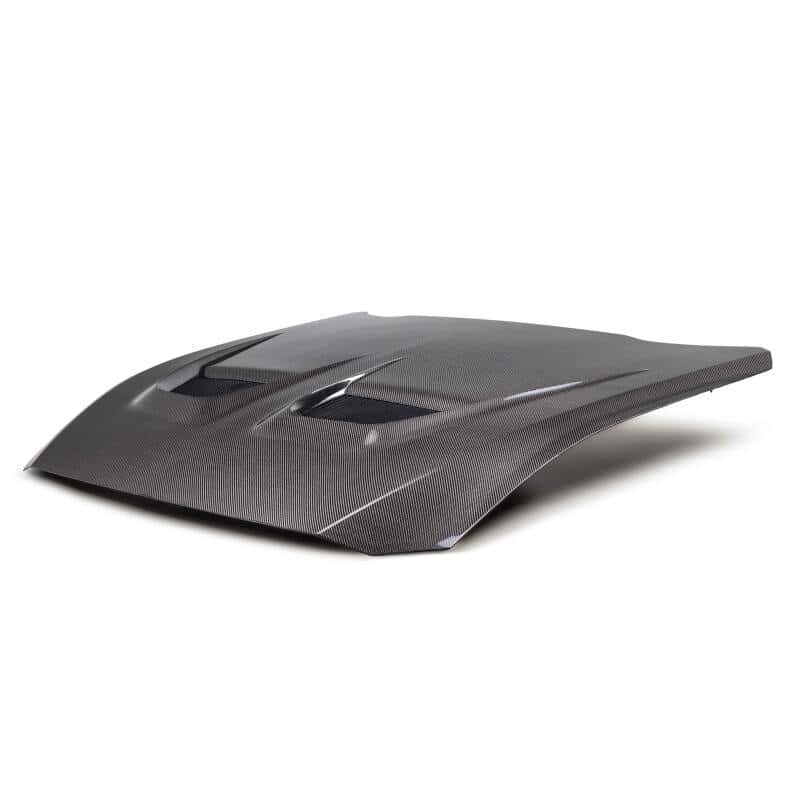 Anderson Composites — Anderson Composites 2024 Ford Mustang Type-GTD Double Sided Carbon Fiber Hood - view 2