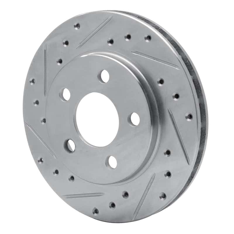 R1 Concepts — R1 85-89 Dodge SHADOW Front Left Drilled & Slotted Silver Brake Rotor
R1 Brake Rotor Drill - view 5