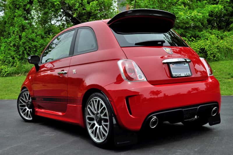 Rally Armor — Rally Armor 12-18 Fiat 500 Black UR Mud Flap w/Red Logo
Mud Flap - view 8