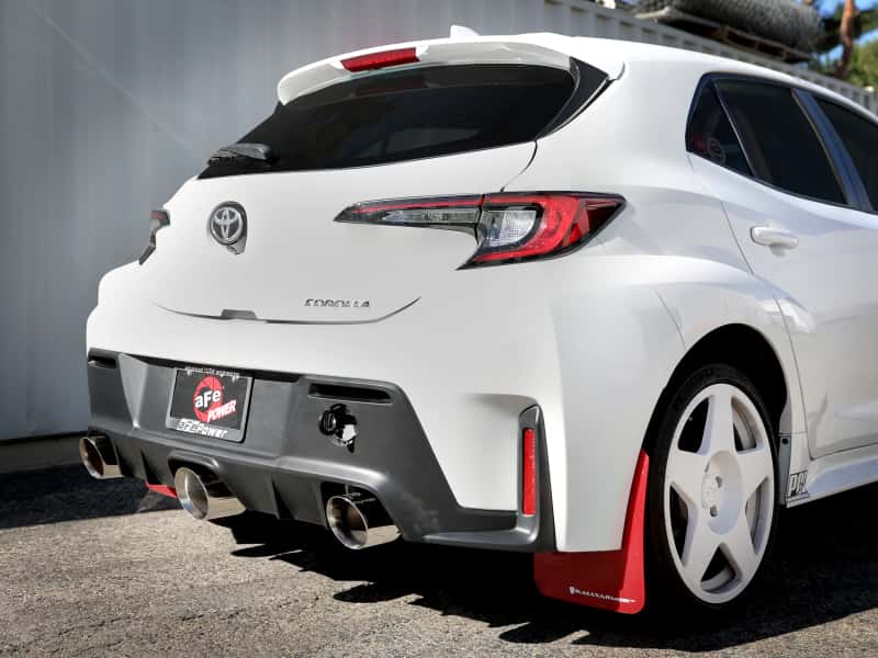 aFe — aFe 23-24 Toyota GR Corolla L3 1.6L (t) Gemini XV 3in to 2-1/2in Cat Back Exhaust w/ Polished Tips
Cat-Back Exhaust - view 4
