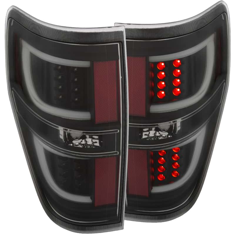 ANZO — ANZO 2009-2013 Ford F-150 LED Taillights Black
TailLightSet - view 2