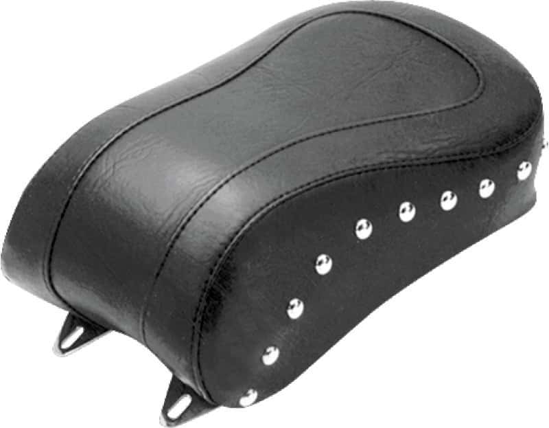 Mustang Motorcycle — Mustang 84-06 Harley Standard Rear Tire Standard Touring Passenger Seat w/Studs - Black - view 1