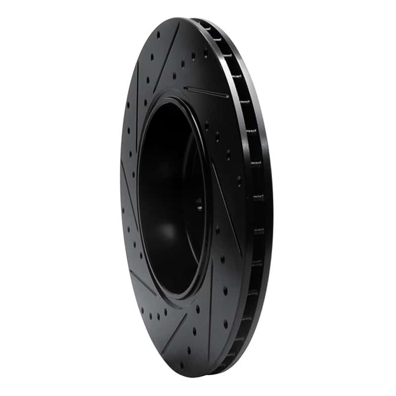 R1 Concepts — R1 04-10 BMW 650I Convertible Rear Right Drilled & Slotted Black Brake Rotor
R1 Brake Rotor Drill - view 4
