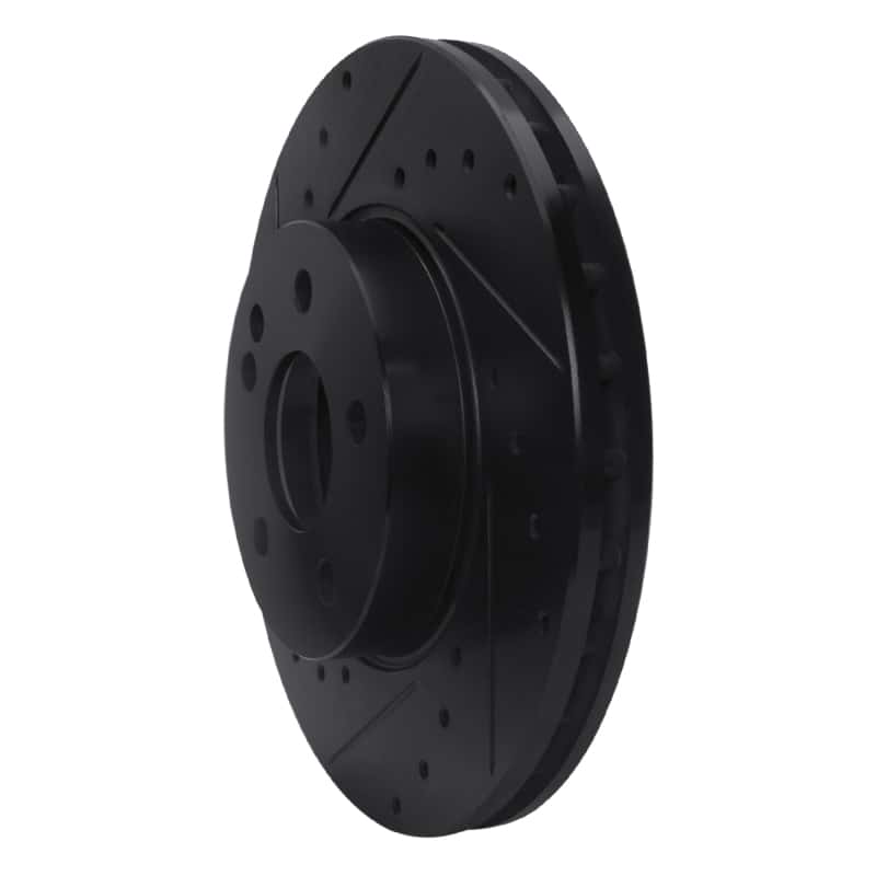 R1 Concepts — R1 16-23 Mercedes-Benz Viano (Mexico) Front Left Drilled & Slotted Black Brake Rotor
R1 Brake Rotor Drill - view 2