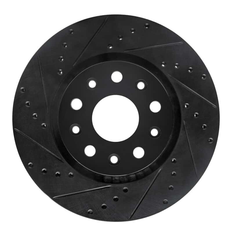 R1 Concepts — R1 2002-2018 Dodge Sprinter 2500 Rear Left Drilled & Slotted Black Brake Rotor
R1 Brake Rotor Drill - view 1