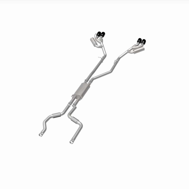 Magnaflow — MagnaFlow 20-21 Ford Explorer 3.0L V6 Dual Exit Quad Black Chrome Tip Street Series Cat-Back Exhaust - view 18