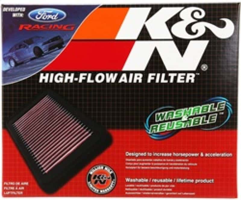 K&N Engineering — K&N 10 Ford Mustang GT 4.6L-V8 Drop In Air Filter
Replacement Air Filt
Air Filter - view 12