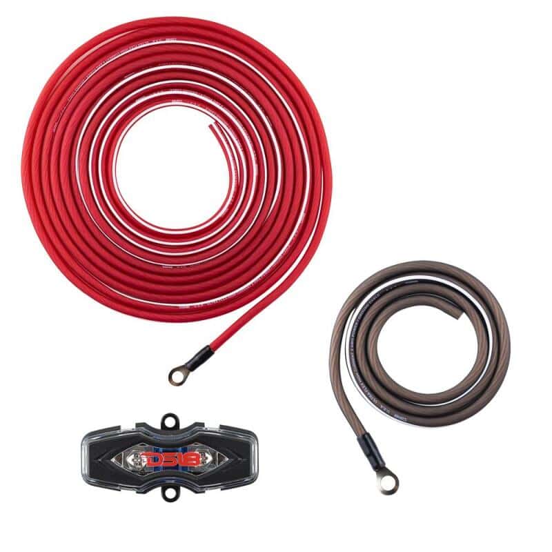 DS18 — DS18 8-GA Amplifier Install Kit- Red - view 2