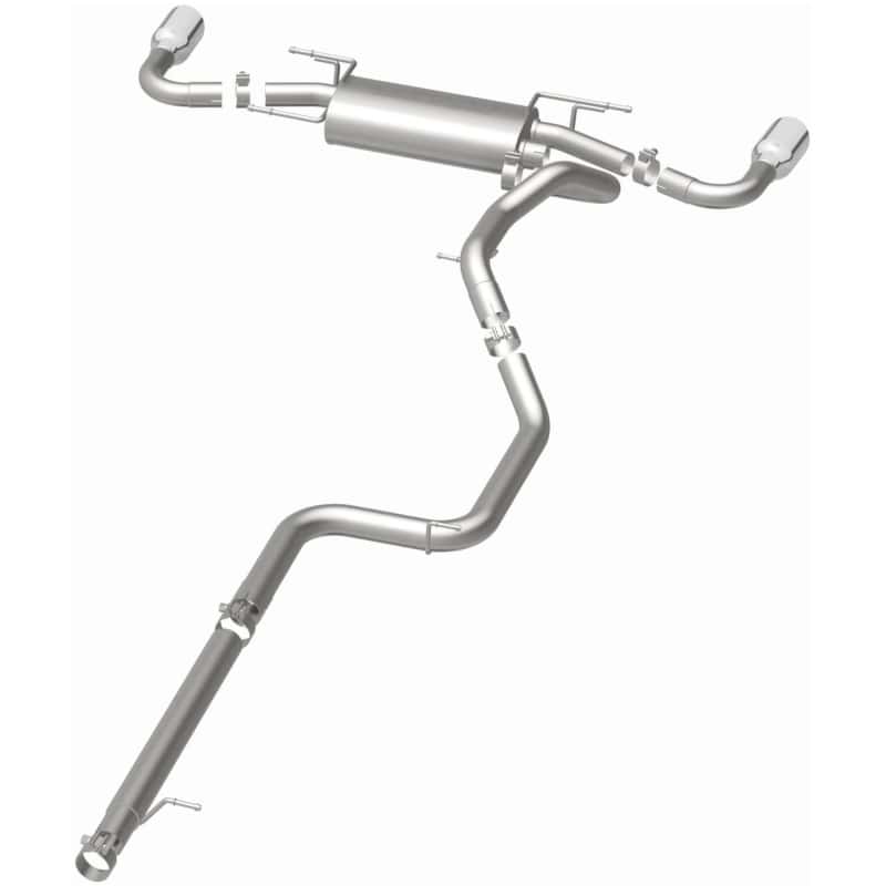 Magnaflow — MagnaFlow 10-12 Mazda 3 L4 2.5L Hatchback Split Rear Exit Stainless Cat Back Performance Exhaust
Cat-Back - view 4