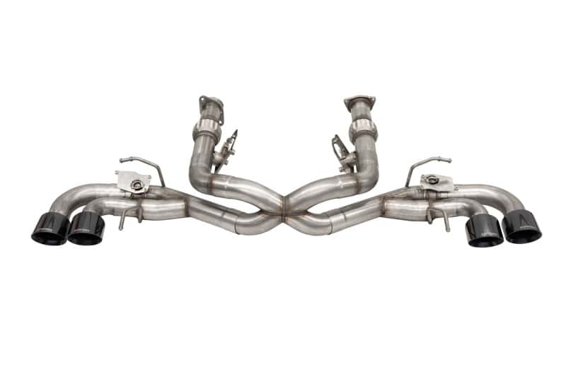 CORSA Performance — Corsa 2020-2025 Corvette C8 3in Valved Cat-Back 4.5in Blk Quad Tips - Fits Factory NPP Exhaust
Exhaust - view 2