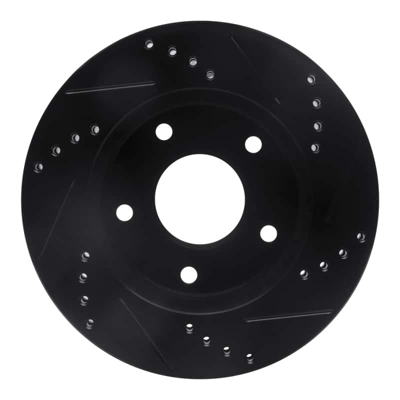 R1 Concepts — R1 79-98 Buick Riviera Front/Rear Left Drilled & Slotted Black Brake Rotor
R1 Brake Rotor Drill - view 5
