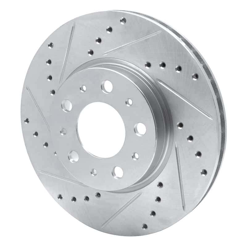 R1 Concepts — R1 95-04 Volvo S70 Front Left Drilled & Slotted Silver Brake Rotor
R1 Brake Rotor Drill - view 2