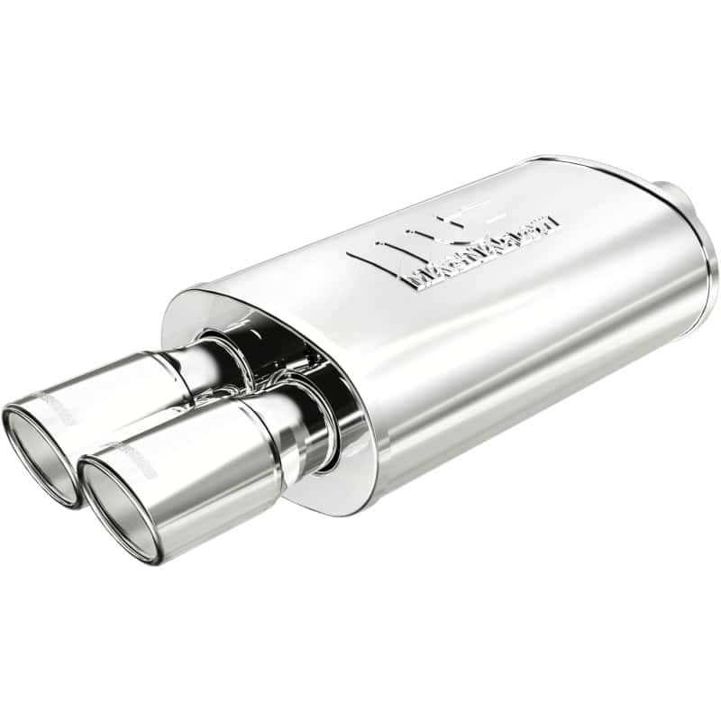 Magnaflow — MagnaFlow Muffler W/Tip Mag SS 14X5X8 2.25/3
Straight Through - view 2