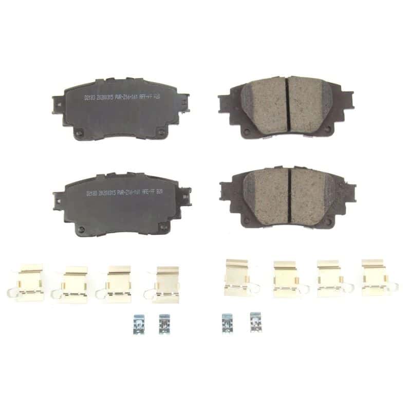 PowerStop — Power Stop 2019 Toyota Corolla Rear Z17 Evolution Ceramic Brake Pads w/Hardware
Z17 Brake Pads - view 1