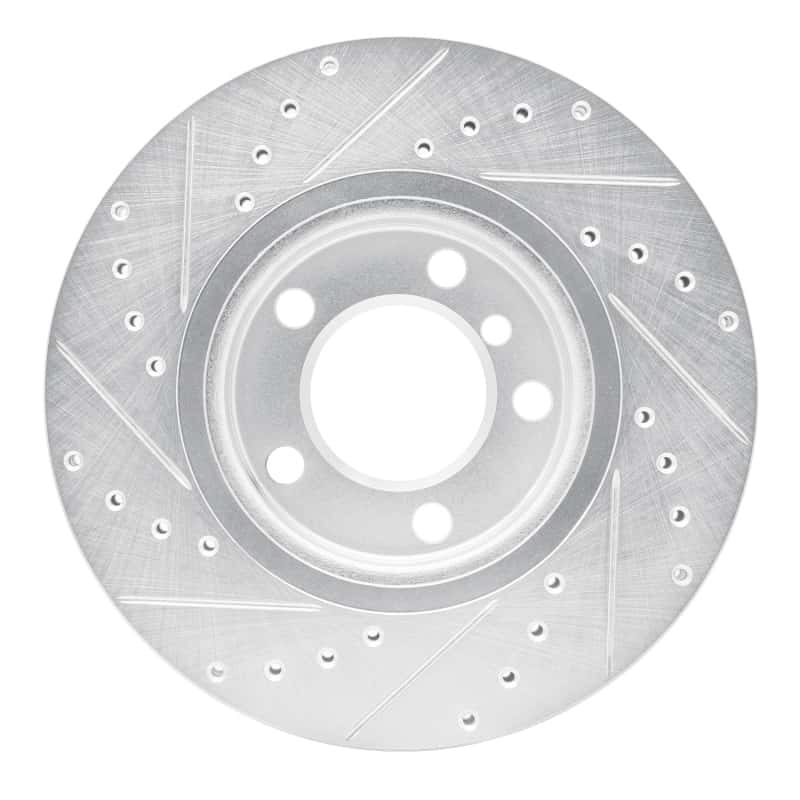 R1 Concepts — R1 11-16 Mini Cooper Countryman Front Right Drilled & Slotted Silver Brake Rotor
R1 Brake Rotor Drill - view 5