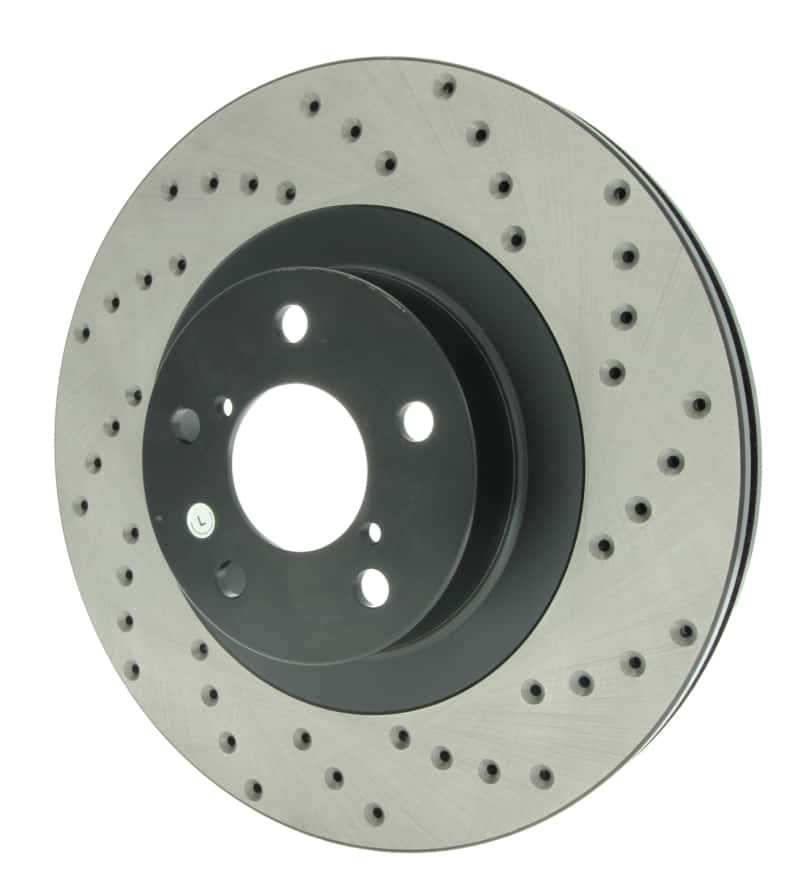 Stoptech — StopTech 02-10 WRX Drilled Left Front Rotor
Cross Drilled Rotor
Disc Brake Rotor - view 5