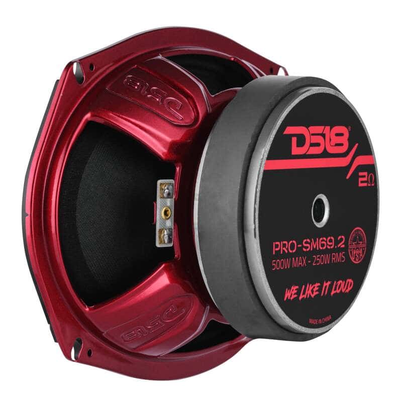 DS18 — DS18 6x9in 250 Watts RMS 2 ohm Mid-Range Loudspeaker Shallow - view 5