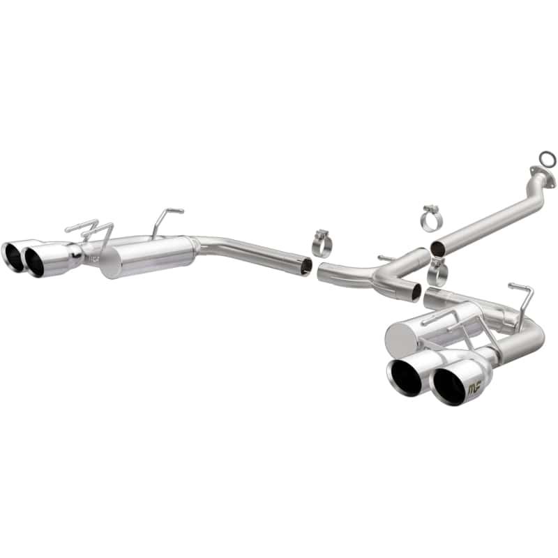 Magnaflow — MagnaFlow 18-19 Toyota Camry XSE 2.5L (FWD) Street Series Cat-Back Exhaust w/4in Polished Quad Tips
Cat-Back - view 2