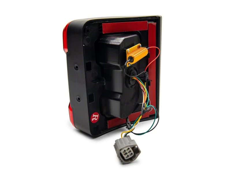 Raxiom — Raxiom 07-18 Jeep Wrangler JK Axial Series JL Style LED Tail Lights- BlkHousing- Red Lens
Lights - view 7