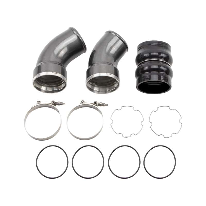 Wehrli — Wehrli 06-10 Chevrolet 6.6L LBZ/LMM Duramax Passenger Side 3.5in Intercooler Pipe - WCFab Grey
P IC Pipe 06-10 GRY - view 2