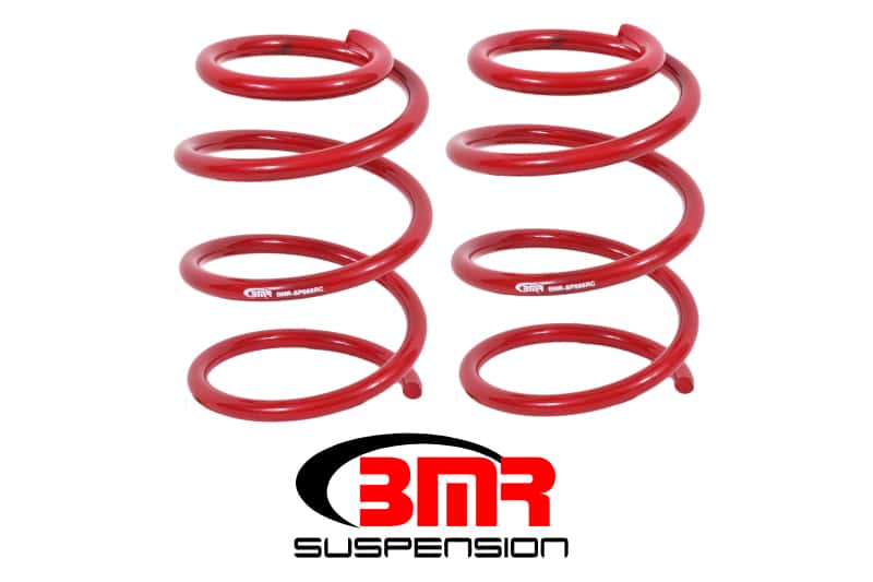 BMR Suspension — BMR 05-14 S197 Mustang GT Front Handling Version Lowering Springs - Red
Lowering Springs - view 1