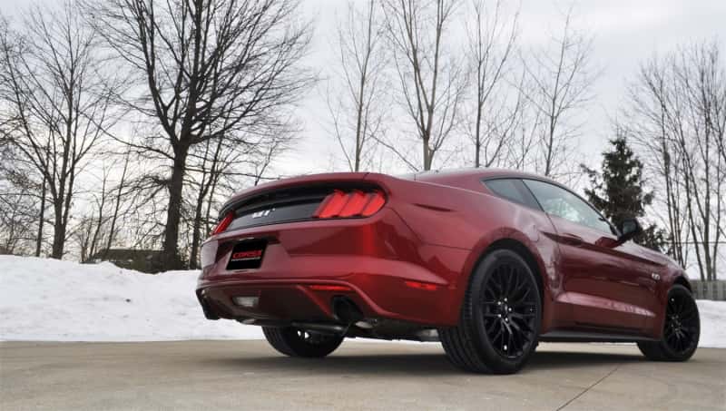 CORSA Performance — Corsa 2015-2017 Ford Mustang GT Fastback 5.0 3in Xtreme Cat Back Exhaust w/ Dual Black 4.5in Tips
Corsa 2015 Ford Mustang GT Fastback 5.0 3in Xtreme Cat Back Exhaust w/ Dual  Black 4.5in Tips
Exhaust - view 10