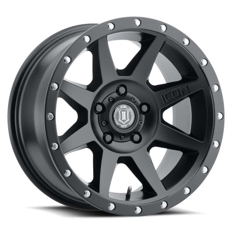 ICON — ICON Rebound 17x8.5 5x5.5 0mm Offset 4.75in BS Satin Black Wheel
REBOUND WHEEL - view 1