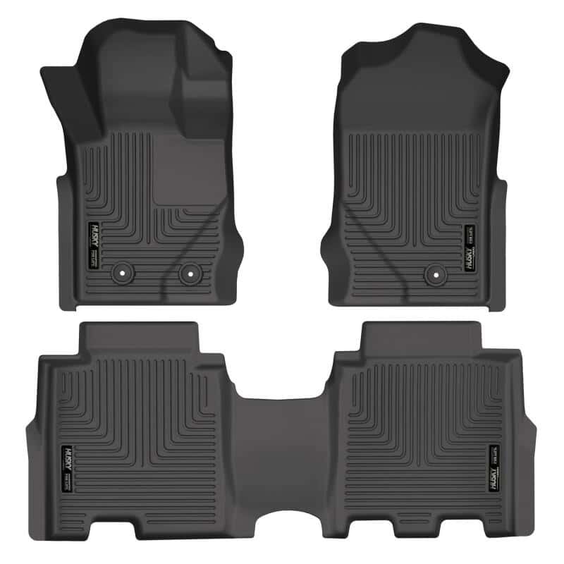 Husky Liners — Husky Liners 2021 Ford Bronco 4 Door Weatherbeater Front & 2nd Seat Floor Liners - Black
Floor Liners - view 1