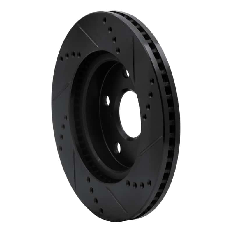 R1 Concepts — R1 06-18 Lexus HS250H Front Left Drilled & Slotted Black Brake Rotor
R1 Brake Rotor Drill - view 4