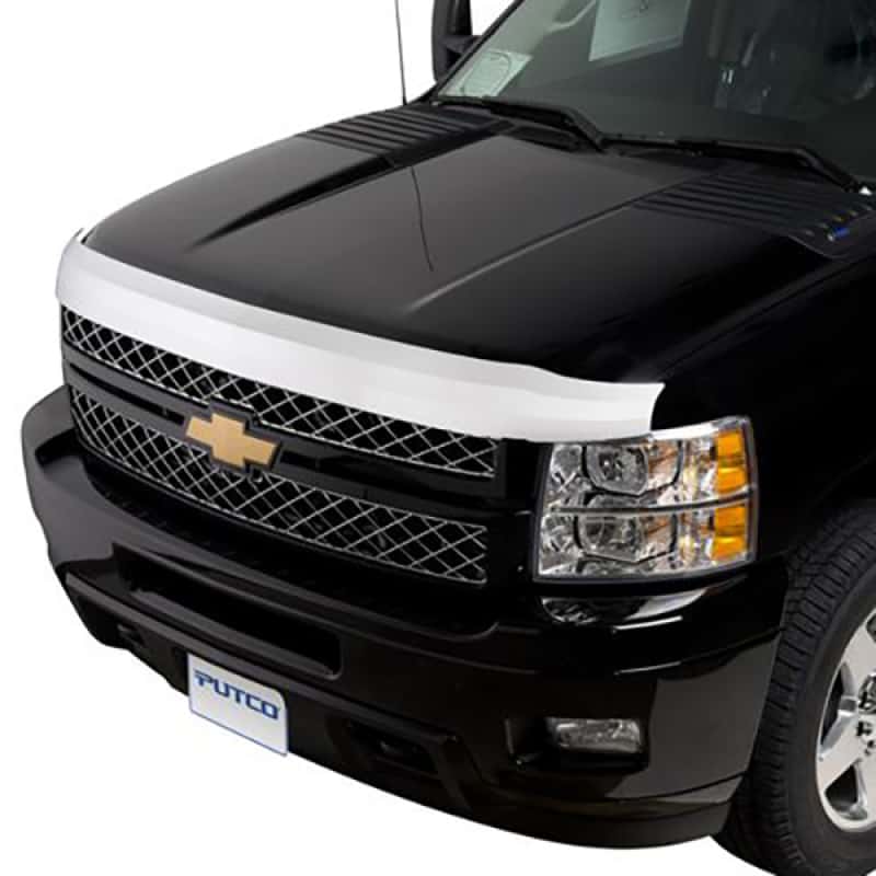 Putco — Putco 11-14 Chevrolet Silverado HD Element Chrome Hood Shields
Hood Protector - view 2